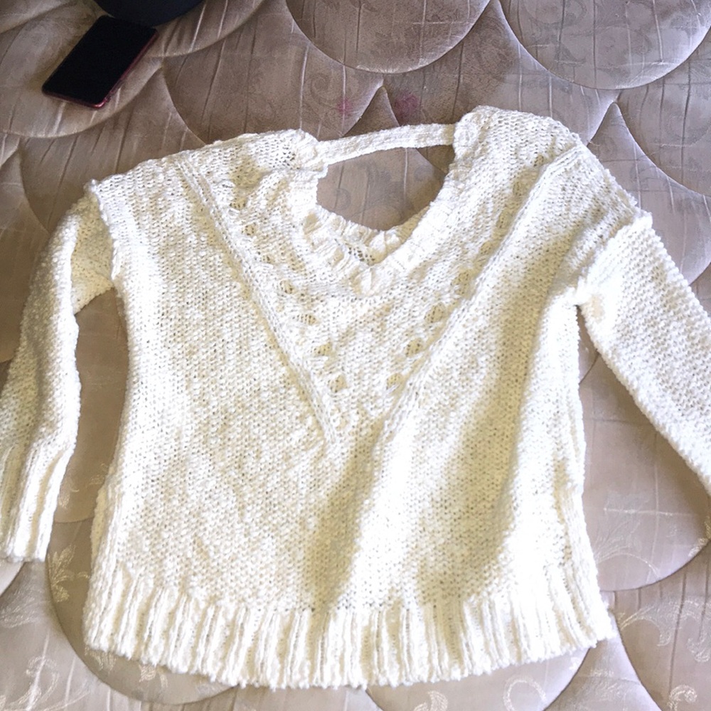 White sweater